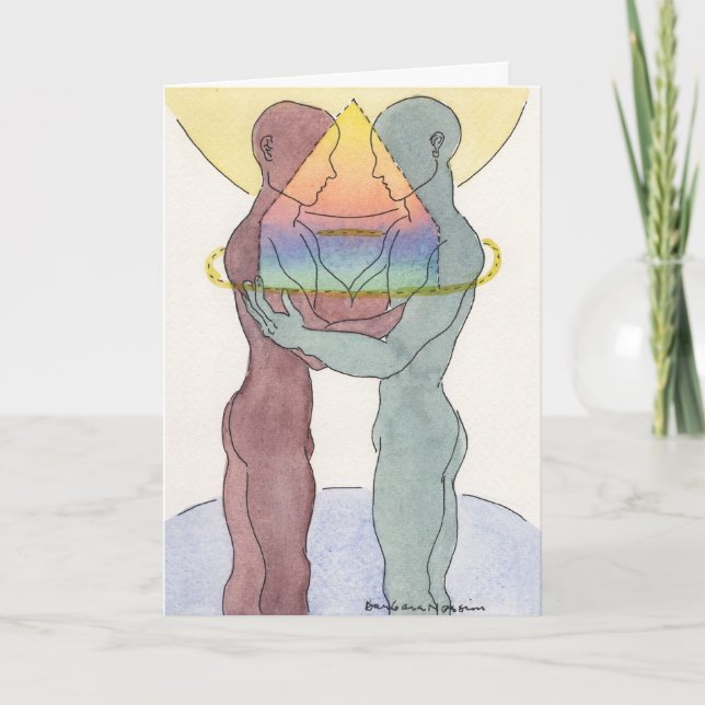 Casamento gay ou cartão de união (Frente)