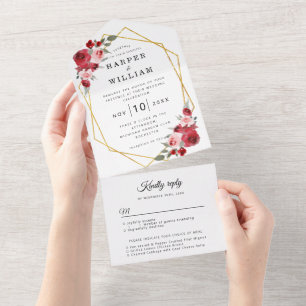 Casamento geométrico das flores aquáticas