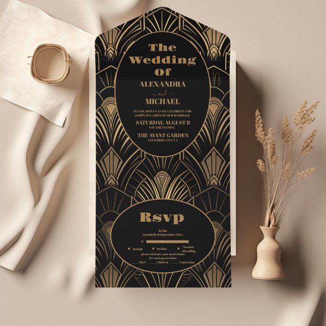 Casamento Geométrico Deco (Criador carregado)