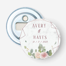 Casamento Geométrico Dourado do Elegante Rosa