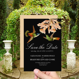 Casamento Hummingbird Blush Pink Lily Black