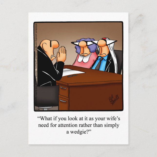 Casamento/humor de aniversário engraçado Cartão po (Frente)