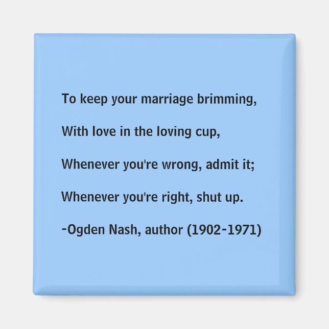 Casamento - imã (Frente)