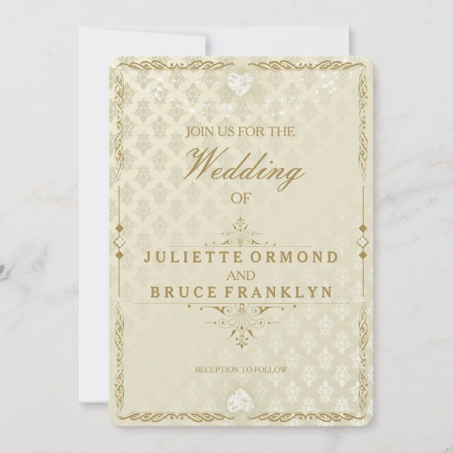 Casamento Índio III - Cartão de Convite (Frente)