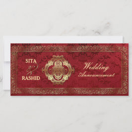 Casamento Índio Vermelho - Anúncio / Rackcard