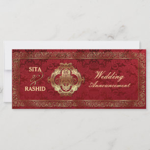 Casamento Índio Vermelho - Anúncio / Rackcard