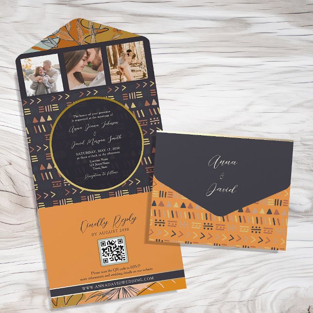 Casamento Laranja Boho (Criador carregado)