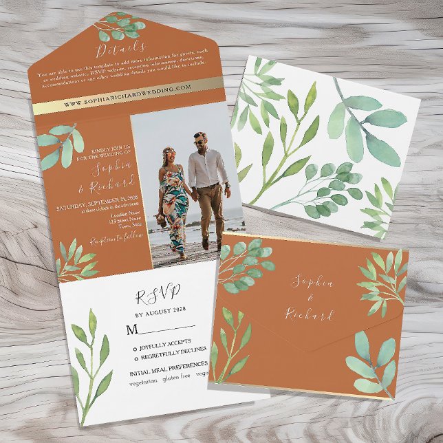 Casamento Laranja Queimada Boêmio (Criador carregado)