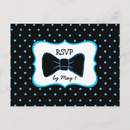 Casamento LGBT de Blue Black Bowtie LGBT do Cartão