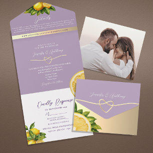 Casamento Limão Boho Roxo