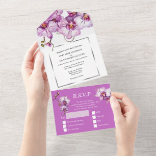 Casamento luxuoso de flores quicas de orquídea pra