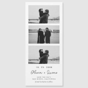 Casamento Magnético de Fita Fotográfica em Script