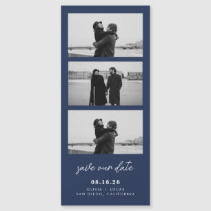 Casamento Magnético de Fita marinho Azul
