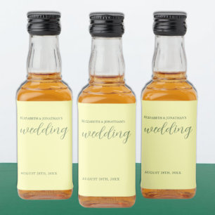 Casamento Manteiga Amarelo e Sage Minimalista