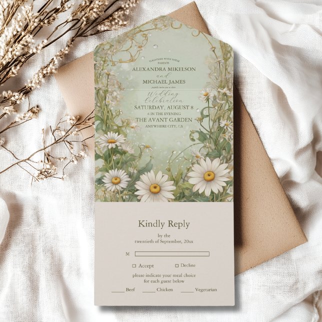 Casamento Marguerite Daisy Dusty (Criador carregado)