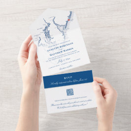 Casamento Marinho Azul do Mapa de Nova Jersey, Cid
