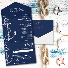 Casamento Marinho de Âncora Náutica