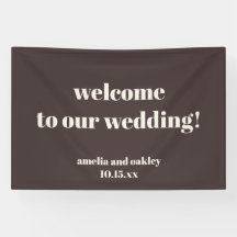 Casamento Marrom de Outono Moderno Personalizado B