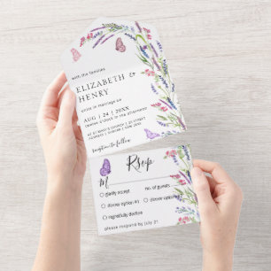 Casamento Mauve da Lavanda Lilac Moderna