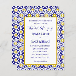 Casamento mediterrânico Azulejos Russos Portuguese