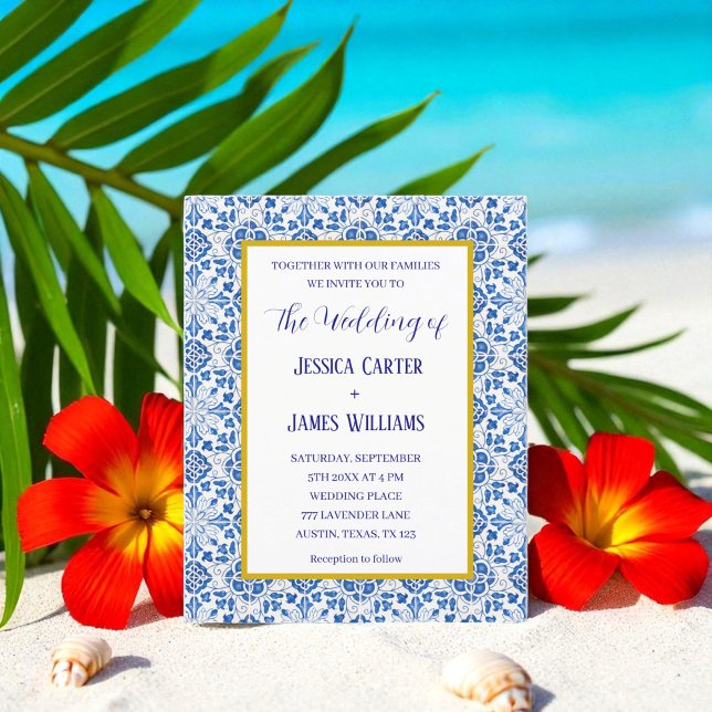 Casamento mediterrânico Azulejos Russos Portuguese (Criador carregado)