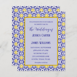 Casamento mediterrânico Azulejos Russos Portuguese