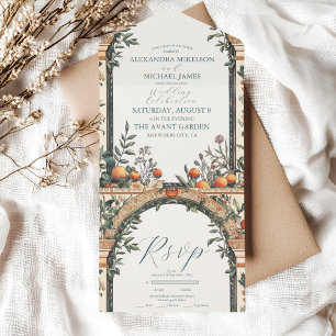 Casamento mediterrânico Ilustrado