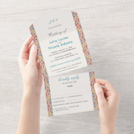 Casamento Metálico de Luxo Geométrico