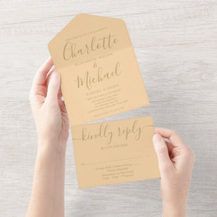 Casamento Minimalista com Rótulo de Champanhe e Do
