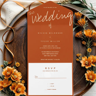Casamento Minimalista da Tipografia Laranja Queima