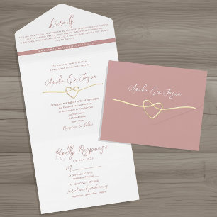 Casamento Minimalista em Rosa Empoeirado