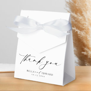 Casamento Minimalista Moderno - Obrigado Caixa Fav