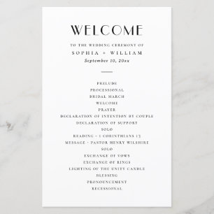 Casamento Minimalista Moderno Programa Preto e B