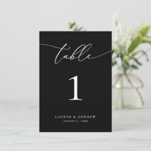Casamento Minimalista Negro e Branco Personaliza