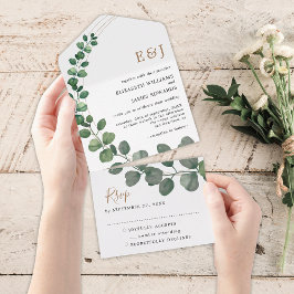 Casamento Minimalista Simples de Eucalipto