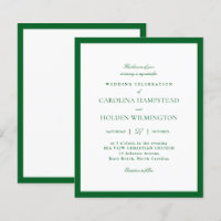 Casamento Minimalista Verde e Branco Moderno e Ele