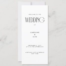 Casamento Mínimo da Tipografia Moderna da Arte Dec