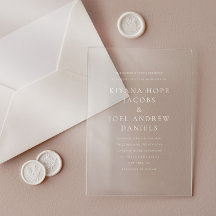 Casamento Mínimo de Ampersand Clássico Elegante
