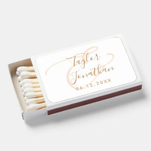 Casamento Mínimo de Chic Branco e Dourado Personal
