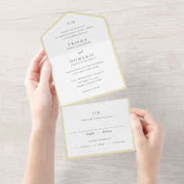 Casamento Moderno Amarelo da Manteiga Trisha