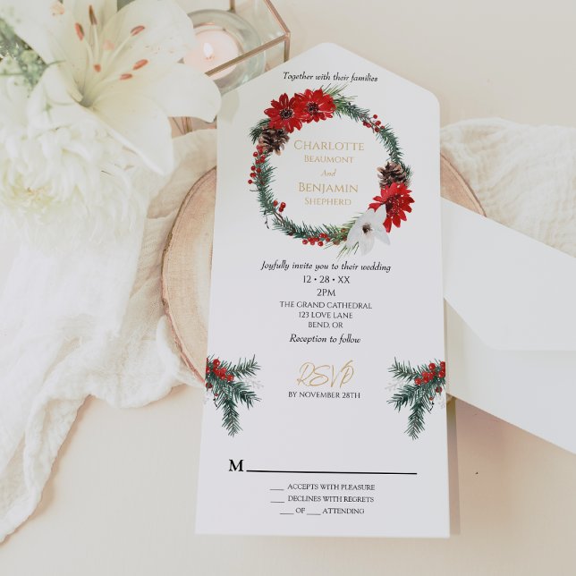 Casamento Moderno Clássico de Natal Simples Tudo E (Criador carregado)