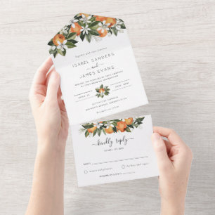 Casamento Moderno com Flor de Laranjeira e Verde F