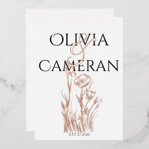 Casamento Moderno de Flores Selvagens