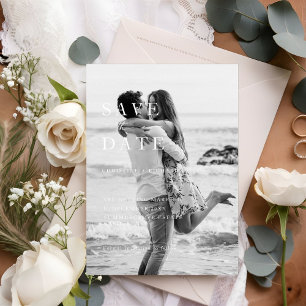 Casamento Moderno Minimalista Salve a Data