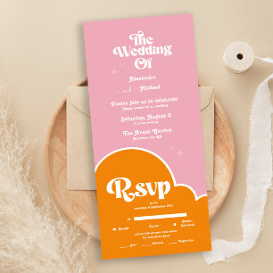 Casamento Moderno Minimalista Vibrand Laranja e Ro