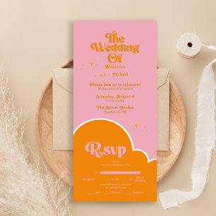 Casamento Moderno Minimalista Vibrand Laranja e Ro