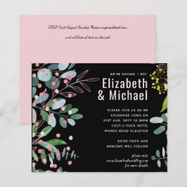 Casamento Moderno Verde Rosa