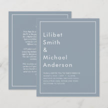 Casamento Monocromático Azul com Derrame de Orçame