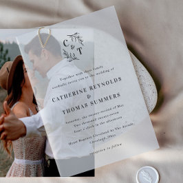 Casamento Monograma Verde Simples