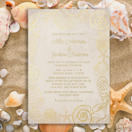 Casamento na Praia Conchas de Areia à Beira-Mar
